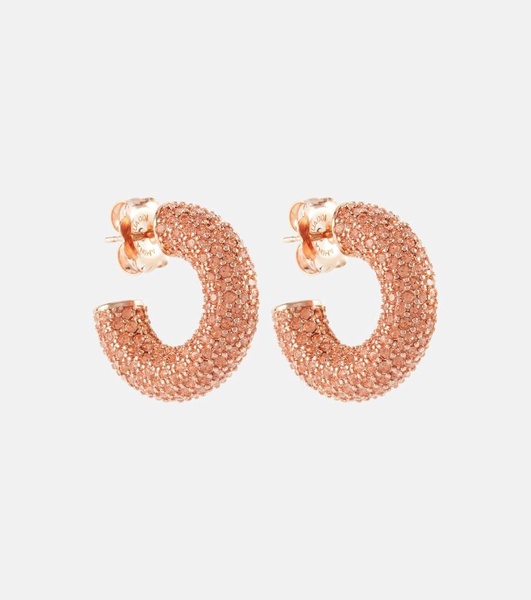 Cameron embellished hoop earrings