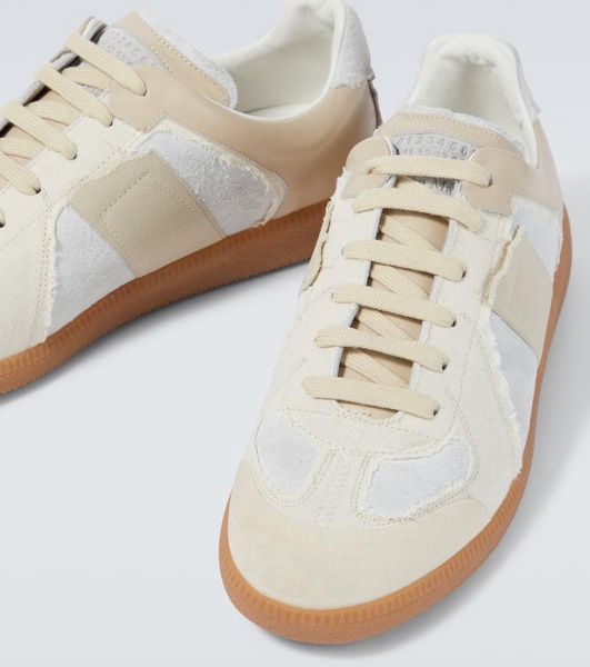 Replica Inside Out suede sneakers