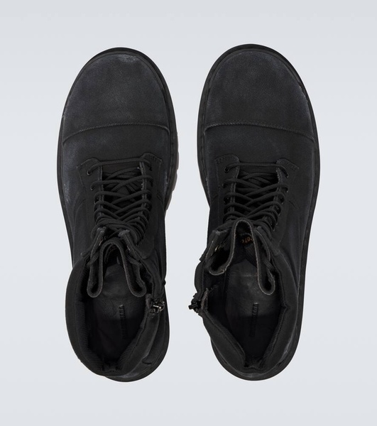 Combat Strike canvas lace-up boots