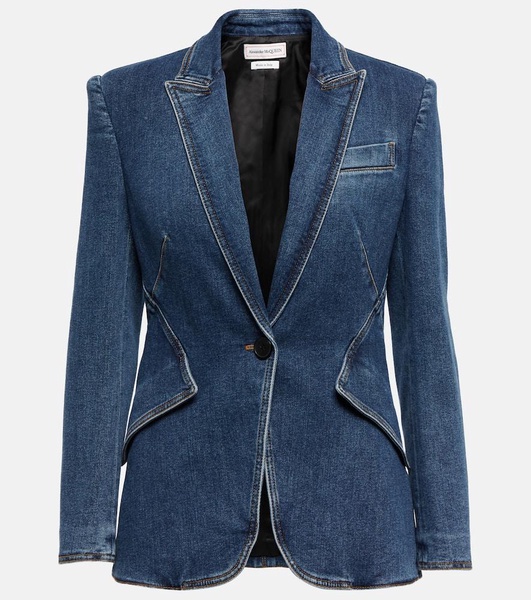 Denim blazer