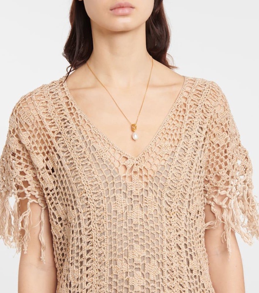 Savannah crochet maxi dress