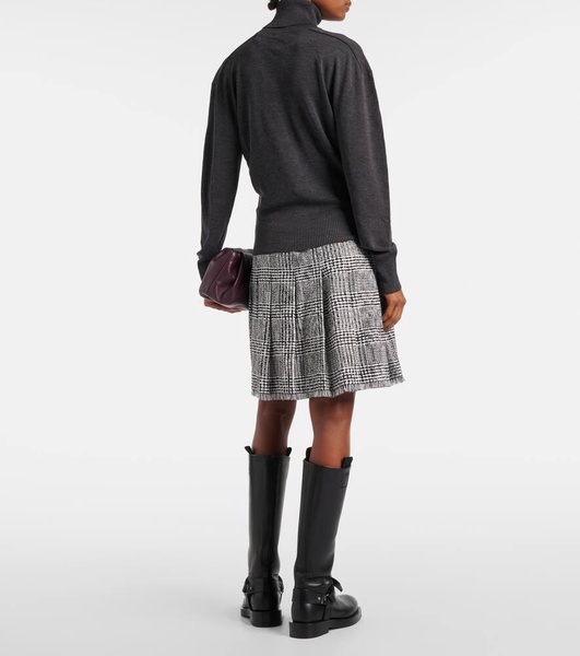 Wool turtleneck sweater