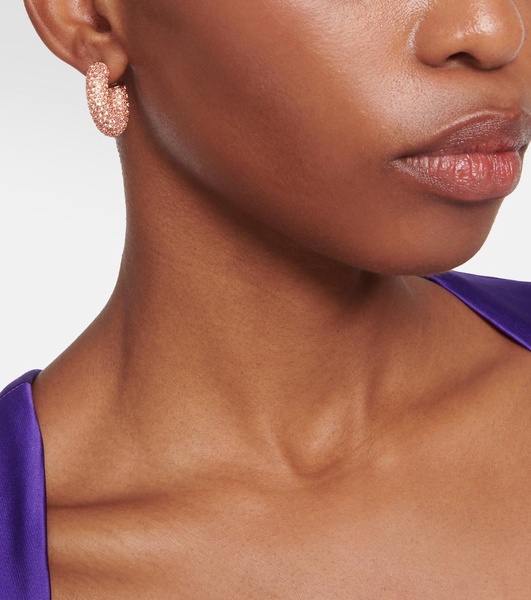 Cameron embellished hoop earrings