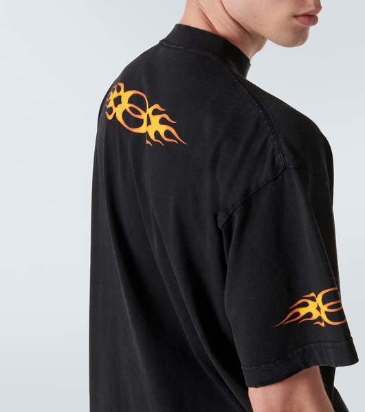 Oversized logo cotton jersey T-shirt