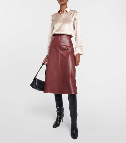 Aiello silk satin shirt