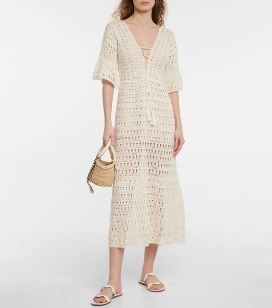 Marissa crochet cotton maxi dress