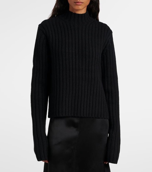 Petite Chunky wool and cashmere sweater