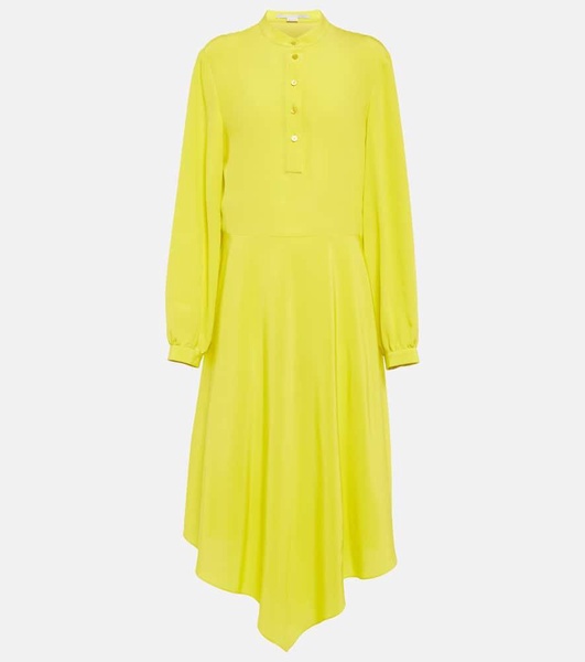 Silk midi dress