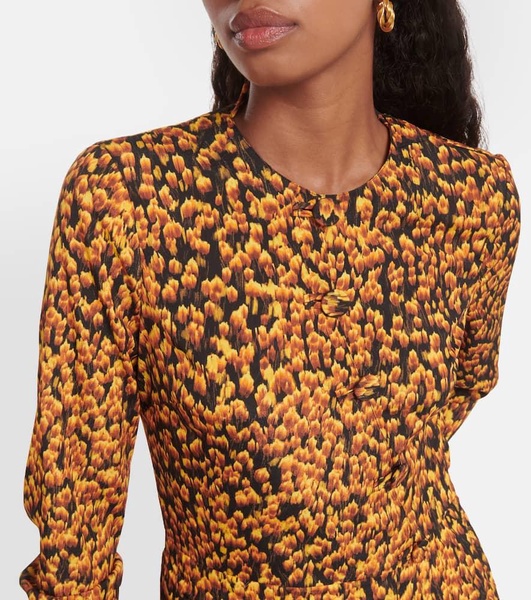 Teys printed midi dress