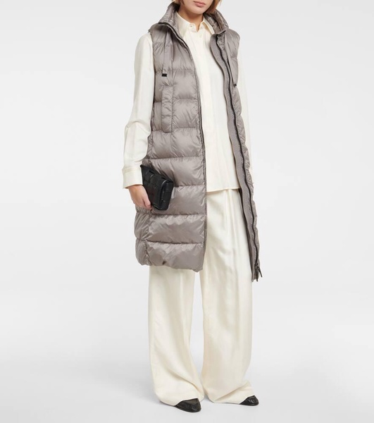 Padded vest coat