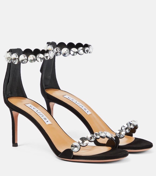Maxi-Tequila 75 embellished suede sandals