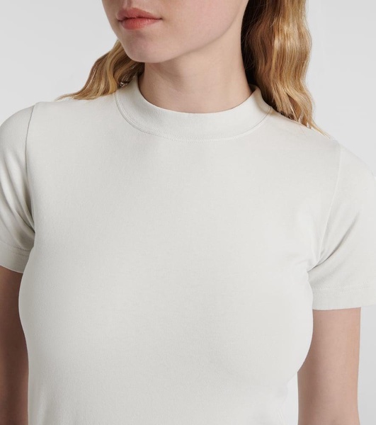 Lingerie cotton-blend jersey T-shirt