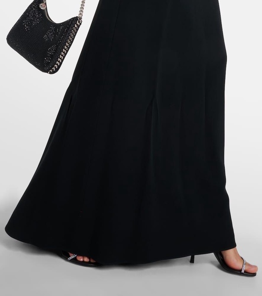 Crystal-embellished cutout gown