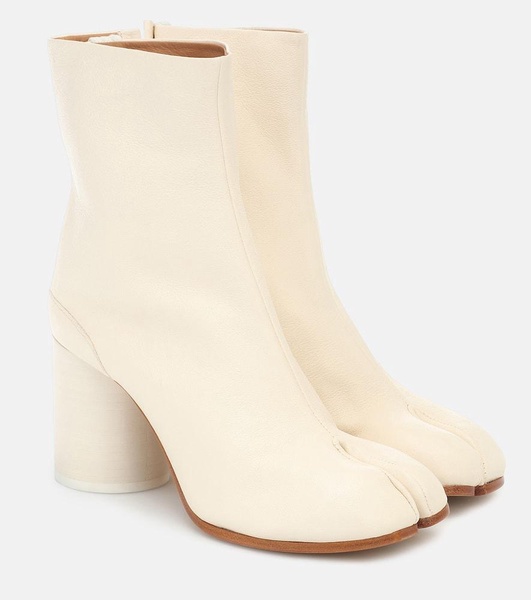 Tabi leather ankle boots