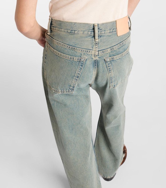 2021F mid-rise wide-leg jeans
