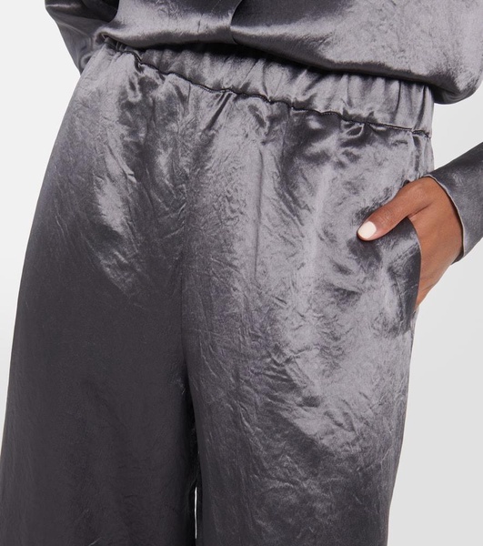 Acanto satin wide-leg pants