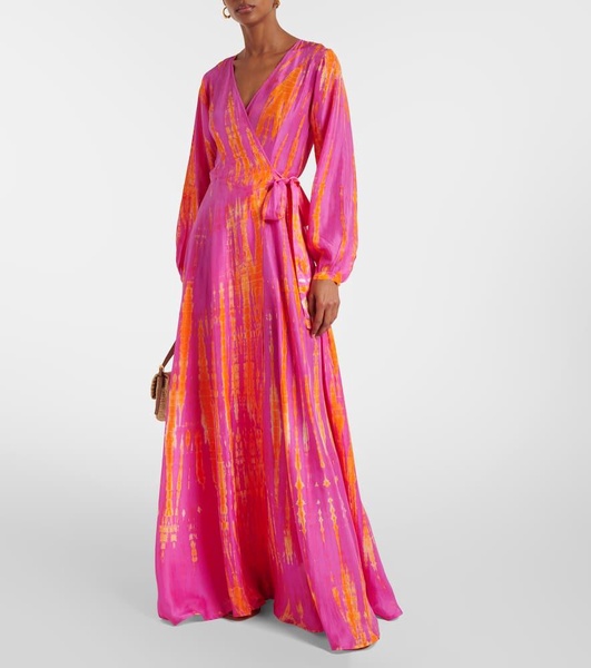 Silk maxi dress