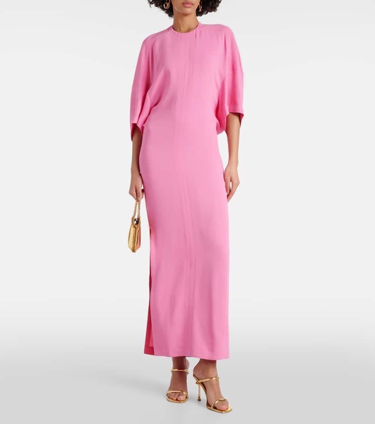 Gathered maxi dress