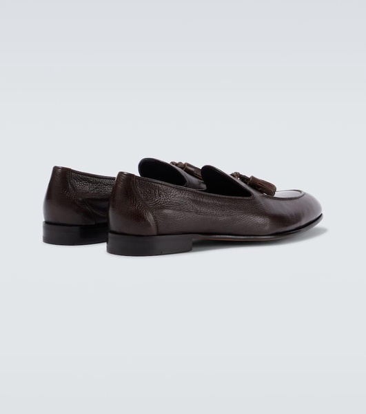 Leather loafers