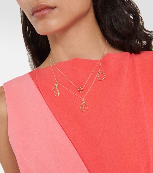 Trio Pura 9kt gold necklace
