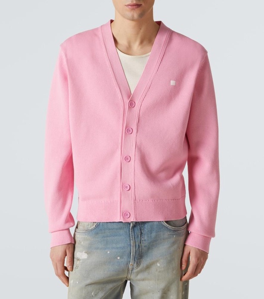 Face cotton cardigan