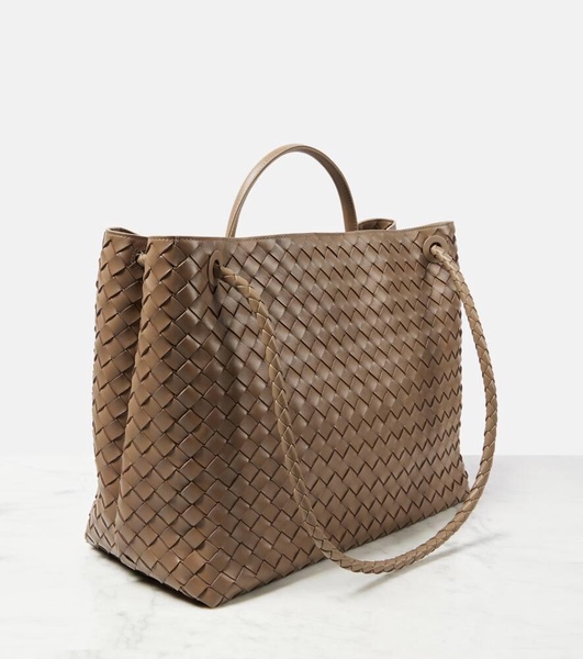 Andiamo Intrecciato Large leather tote bag