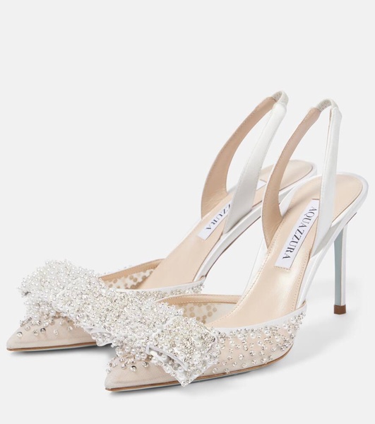 Melodie 85 embellished slingback pumps