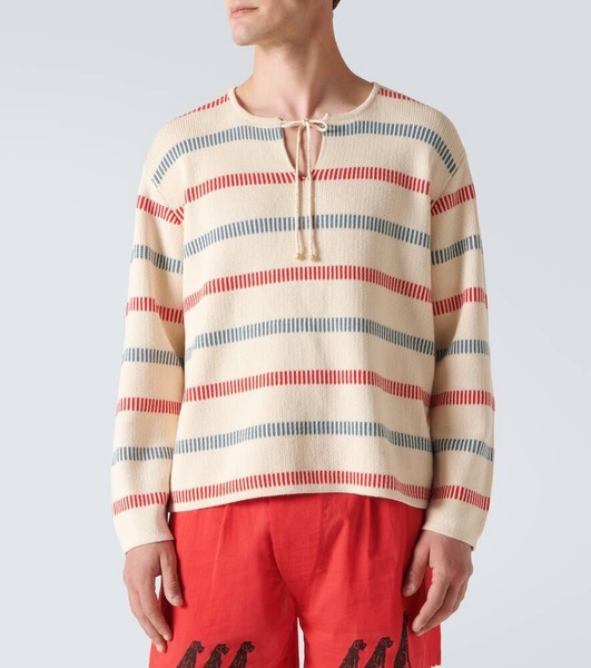 Bay Stripe cotton sweater