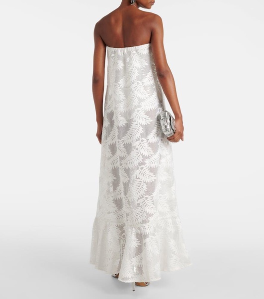 Jacquard maxi dress