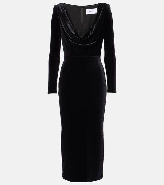 Velvet corset dress