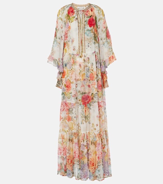 Sew Yesterday silk maxi dress