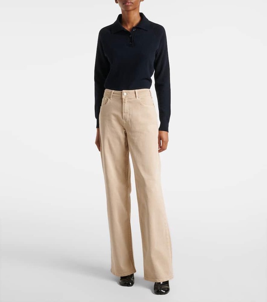 New Baggy mid-rise wide-leg jeans 