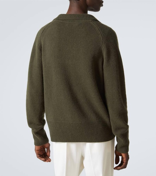 Mr Clifton Gate cashmere polo sweater