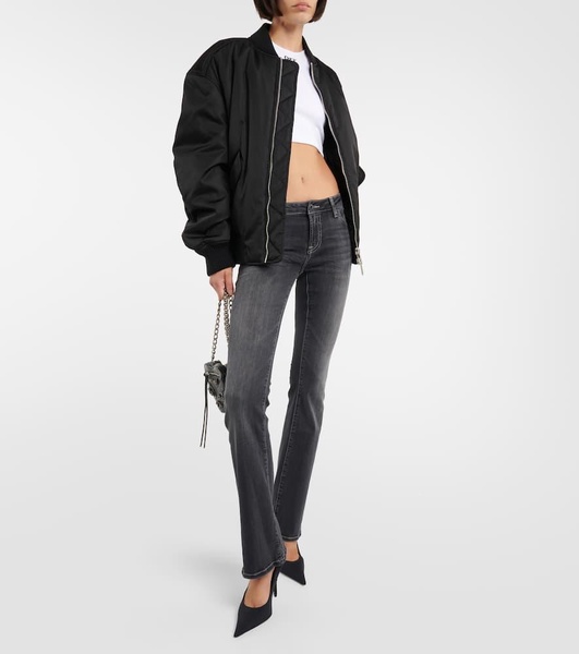 Mid-rise bootcut jeans 