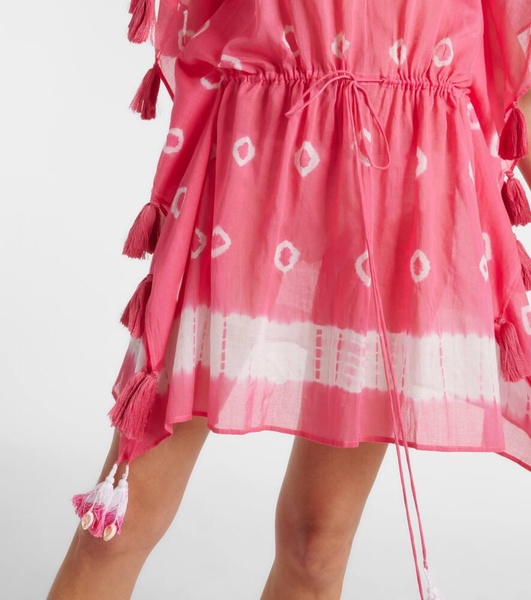 Sand Dollar tie-dye cotton kaftan