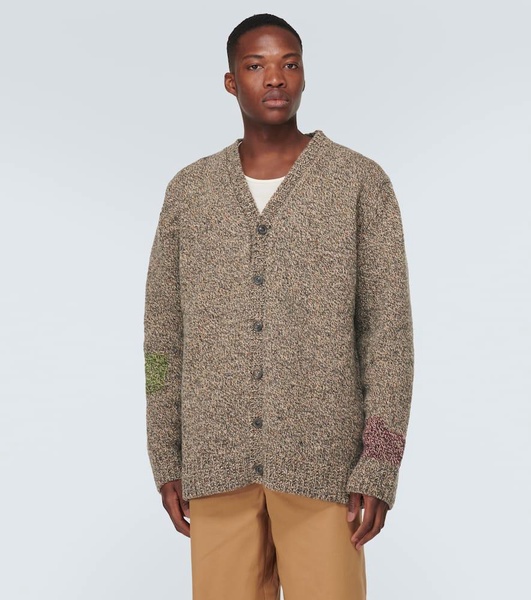 Wool and alpaca cardigan