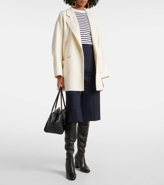 Valdez wool-blend culottes