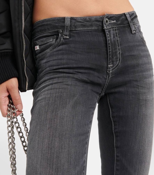 Mid-rise bootcut jeans 
