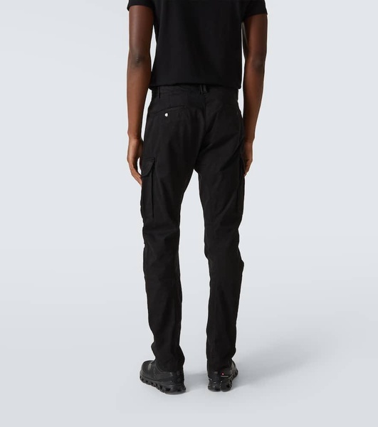 Cotton sateen cargo pants
