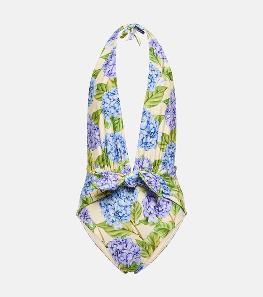 Mangostino Hortensia halterneck swimsuit