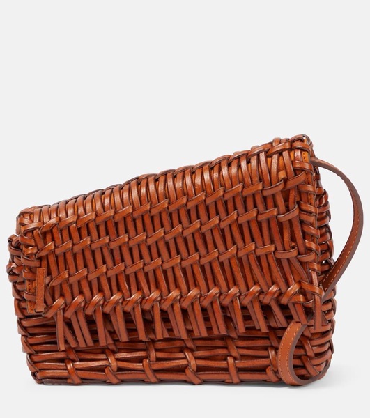 Acute leather crossbody bag