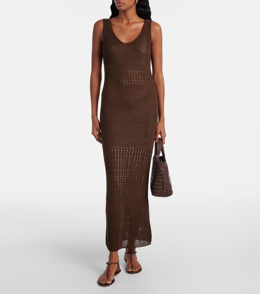 Almost Bare raffia-effect sandals