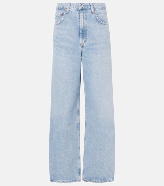 Low Curve mid-rise wide-leg jeans