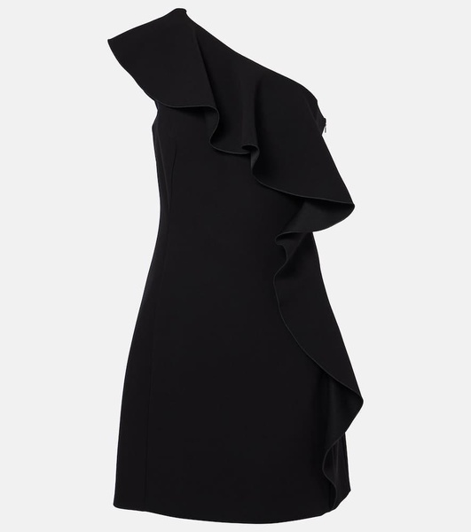 Giacomo ruffled sablé minidress