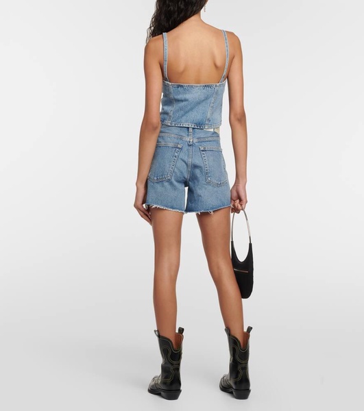 Lola denim crop top