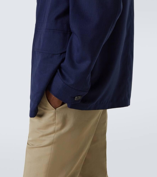 Wool and silk jacket