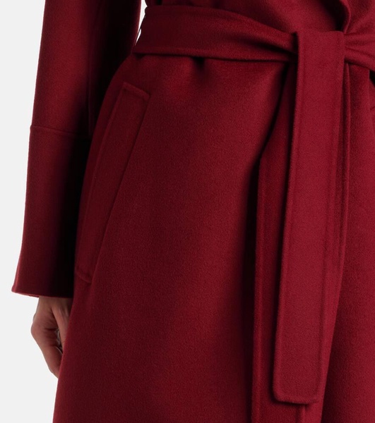 Wool wrap coat