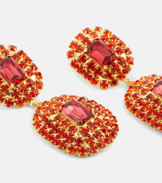 Embellished drop earrings
