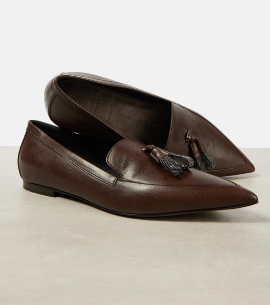 Monili leather loafers