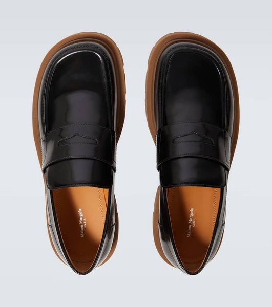 Ivy leather penny loafers